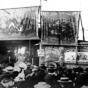 whitehaven fair in 1899 funfair lake district menagerie