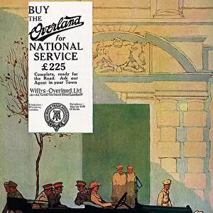 Willys Overland car advertisement, 1917