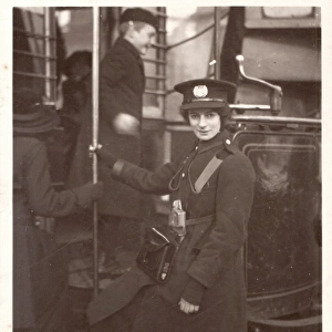 Women WW1 Tram Conductor