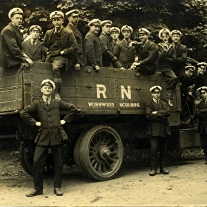 World War One Royal Navy Truck / Lorry, Wormwood Scrubs