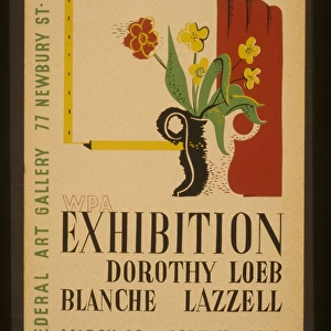 WPA exhibition of Dorothy Loeb and Blanche Lazzell Federal A