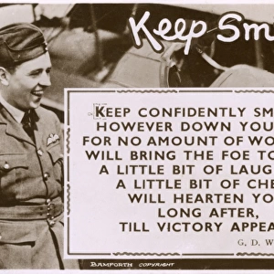WW2 - Royal Air Force pilot and positive poem
