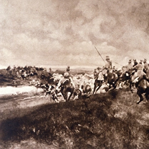 Wwi / Uhlans Attack Convoy