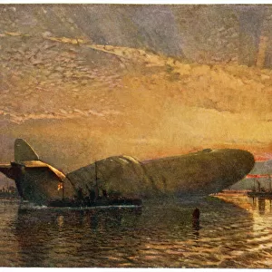 Zeppelin L15 on Thames