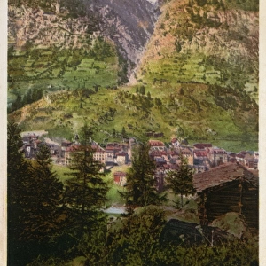 Zermatt - Switzerland with Wellenkuppe at rear