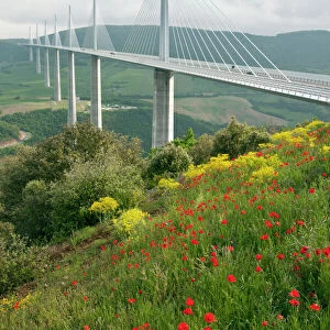 The Millau viaduct or viaduc de Millau