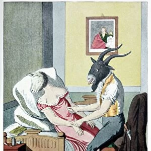 Animal magnetism, satirical artwork