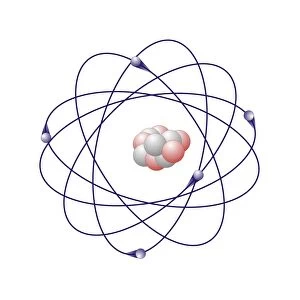 Boron, atomic model