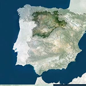 Castile and Leon, Spain, satellite image C014 / 0076