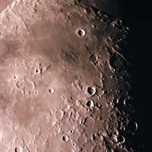 Craters on the moon