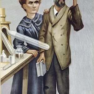 Discovery of radium by the Curies, 1898