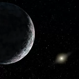 Dwarf planet Eris (UB313), artwork