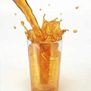 Glass or orange juice, artwork F007 / 8272