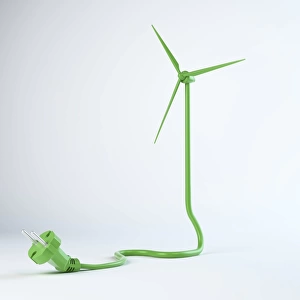 Green energy, conceptual artwork F006 / 3854