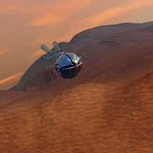 Mars probe, artwork