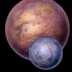 Pluto and Charon, artwork C017 / 0775