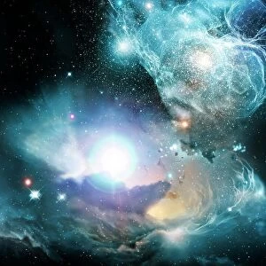 Primordial quasar, artwork