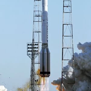 Proton rocket launch