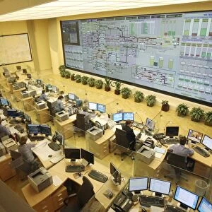 Railway network control room