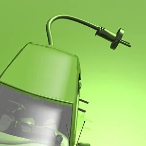 Rechargeable electric car, artwork C013 / 9508