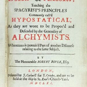 The Sceptical Chymist (1661)