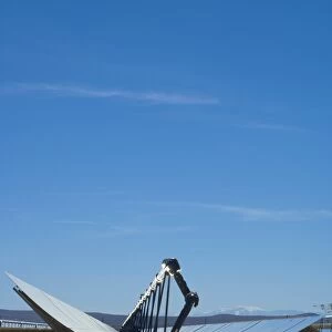 Solar parabolic mirror, California, USA