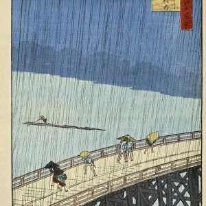 Sudden Shower over Shin-Ohashi bridge