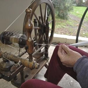Wool Spinning Wheel C015 / 4187