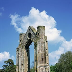 Abbey ruins, Little Walsingham, Norfolk, England, United Kingdom, Europe