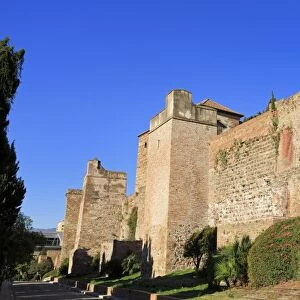 Alcazaba Palace, Malaga, Andalusia, Spain, Europe