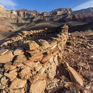 Ancestral Puebloan ruin at Desert View on the Colorado River, Grand Canyon National Park