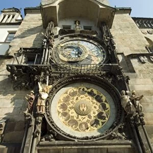 Astronomical Clock, Stare Mesto, Prague, UNESCO World Heritage Site, Czech Republic