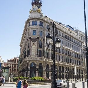 Banco Espanol de Credito building, Madrid, Spain, Europe