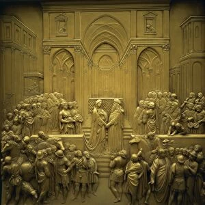 Baptistery bronze East door by Ghiberti