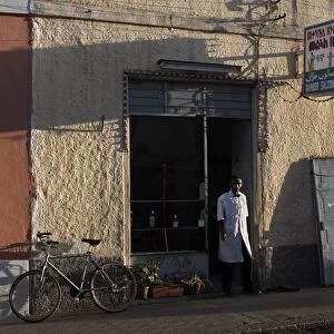 A barbers shop in Asmara, Eritrea, Africa