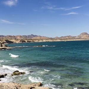 Beach and sea, Cabo Pulmo, UNESCO World Heritage Site, Baja California, Mexico, North