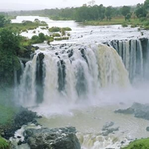 The Blue Nile, waterfalls near Lake Tana, Abyssinian Highlands, Gondor region