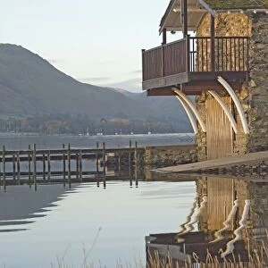 The Boathouse, Lake Ullswater, Lake District National Park, Cumbria, England