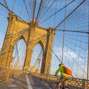 Brooklyn Bridge, Manhattan, New York, United States of America, North America
