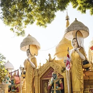 Buddhist Temple, Amarapura, Mandalay, Mandalay Region, Myanmar (Burma), Asia