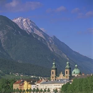 Buildings along the Inn River, Innsbruck, Tirol (Tyrol), Austria, Europe