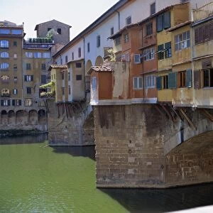 Buildings on the Ponte Vecchio Bridge
