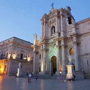 Cathedral Square, Siracusa, Ortigia, Sicily, Italy, Europe