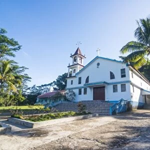 Catholic church, Aileu, East Timor, Southeast Asia, Asia