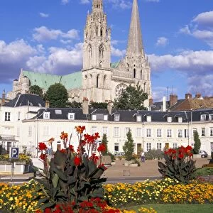 Chartres Cathedral, UNESCO World Heritage Site, Chartres, Eure-et-Loir, France, Europe
