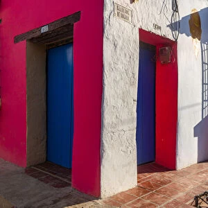 Colourful house, Mompox, UNESCO World Heritage Site, Colombia, South America