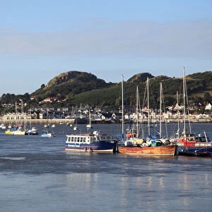 Conwy Bay, River Estuary, Harbor, Conwy, North Wales, Wales, United Kingdom, Europe