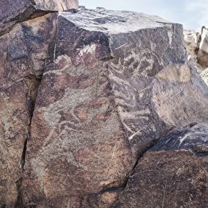 Deer stones (also known as reindeer stones), ancient megaliths carved with symbols