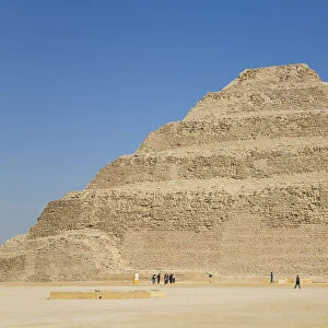 Djosers Step Pyramid, Step Pyramid Complex, UNESCO World Heritage Site, Saqqara
