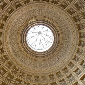 Dome of the Sala Rotonda in the Vatican Museum, Vatican City, Rome, Lazio, Italy, Europe